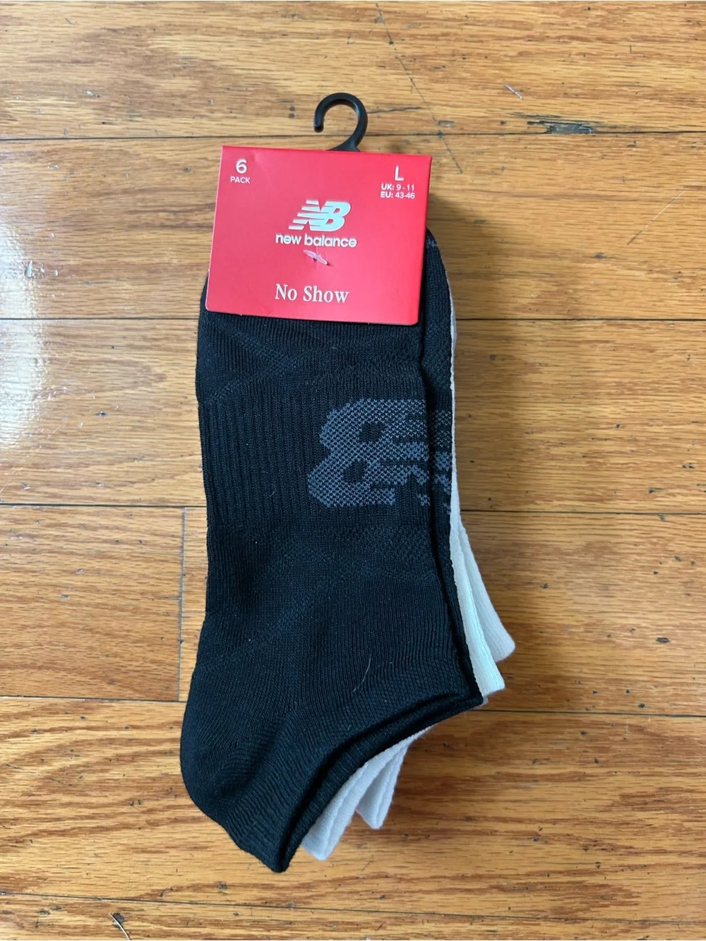 New Balance Men’s No-Show Sock 6-Pack size L